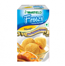 Weikfield Freeze Icecream Mix Powder Mango  Box  100 grams